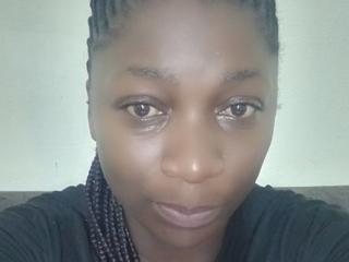 big nipple - schwarz flirtet mit der Livecam